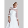 Boléro de la mariée en tulle
