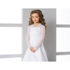 Boléro communion  enfant en dentelle et tulle