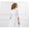 manches 2/3 Boléro veste et satin Communion
