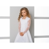 Boléro en satin et dentelle fille Première Communion