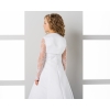 manches longues veste dentelle et satin Communion