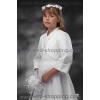 Boléro robe communion manches 3/4