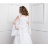Cape dentelle pour fille Première communion