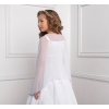 Cape mousseline pour fille Première communion