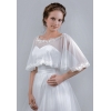 Tulle cape avec de la dentelle pour la mariée
