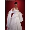 Châle de mariage - en  satin