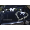 Cœur Blanche pour voiture de mariage