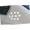 Coeur magnétique pour voiture - blanc