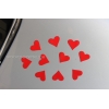 Coeur magnétique pour voiture de mariage rouge