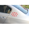 Rouge Coeur magnétique pour voiture