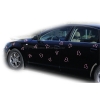 Coeurs roses pour voiture balai de mariage