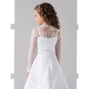 Communion Boléro dentelle tulle manches longues