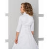 Communion boléro satin dentelle