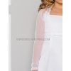Fille boléro tulle manches longues