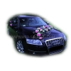 Décoration de voiture de mariage Fleurs avec Ventouses