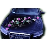Décoration de voiture de mariage Fleurs avec Ventouses