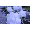Voiture mariage decoration  roses blanches et le coeur