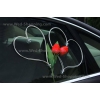 Bouquet de voitures balai tulipes rouges fleurs artificielles