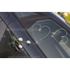 Tulipe décoration de voiture de mariage