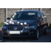 Décoration voiture de mariage Fleurs blanc