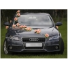 Décoration voiture de mariage Fleurs orange