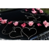 Décoration florale voiture mariage