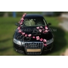 Mariage Kit de décoration de voiture Magnolias roses et Orchidées