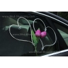 Tulipes pourpres Décoration de voiture mariage