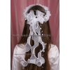 Couronne communion tulle ruban organza