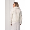 Veste pour mariage fausse fourrure blanc