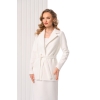 Manteau hiver mariage pour femme ivoire