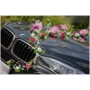 Roses décoration voiture mariage