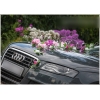 Mariage Fleurs Décoration de Voiture Mariage Rose Blanc