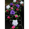 Decoration voiture mariage roses
