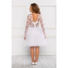 Robe de communion en Tulle Satin et Dentelle