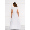 Robe de communion en satin pour fille 9 ans