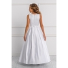 Robe de communion Satin et Perles