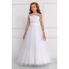 Robe de communion Satin et Tulle brodé