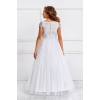 Robe de communion Satin et Tulle et cristaux