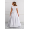 Robe de communion Satin Tulle et Dentelle