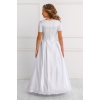Robe de communion Tulle Satin et Dentelle