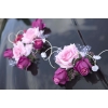 Rose Élégance Deluxe - Décoration voiture Mariage Emma