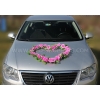 Les roses Mauve pour voiture mariage