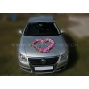 Les roses Mauve pour voiture mariage