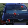 Décoration voiture balai mariage roses rouges