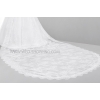 Voile mariée long entier en dentelle