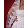 Voile de mariée - long avec dentelle