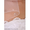 Voile de mariage - glaçons et cristaux