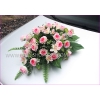 Voiture mariage bouquet Roses et orchidées - Rose