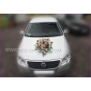 Voiture mariage bouquet Roses et orchidées - Rose